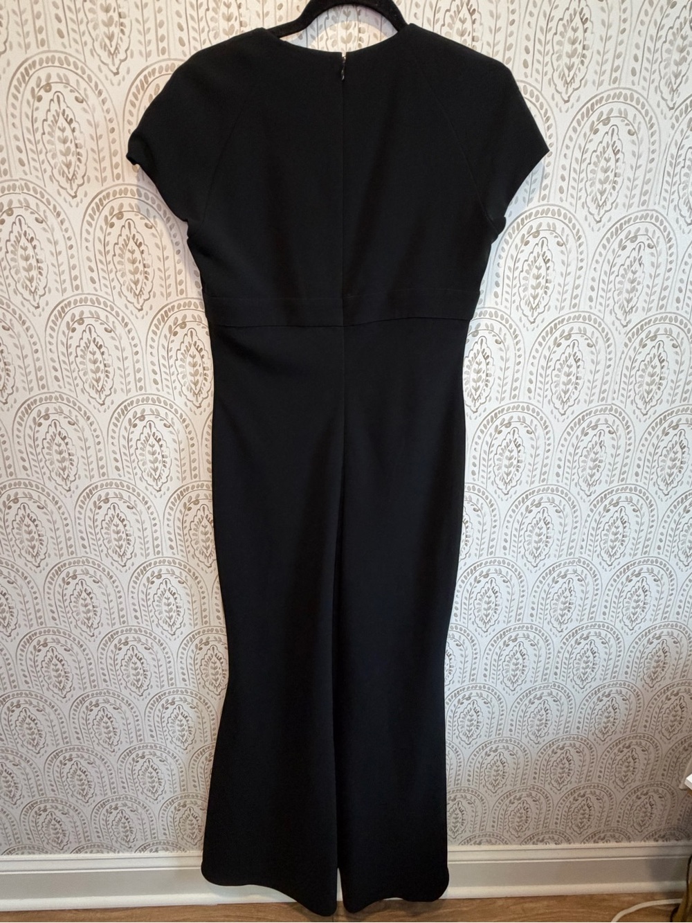 St John Couture Black Formal Evening Dress Satin Bow Detail Size 10 NWT Read - Picture 9 of 12